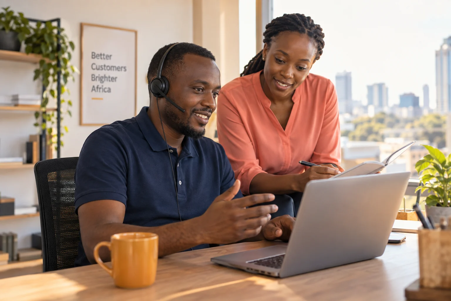 Support teammates sharing the context needed to help a customer